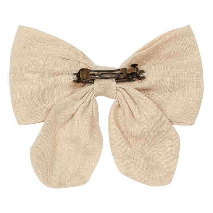 Bow Hair Clip | Beige- Product image n°1