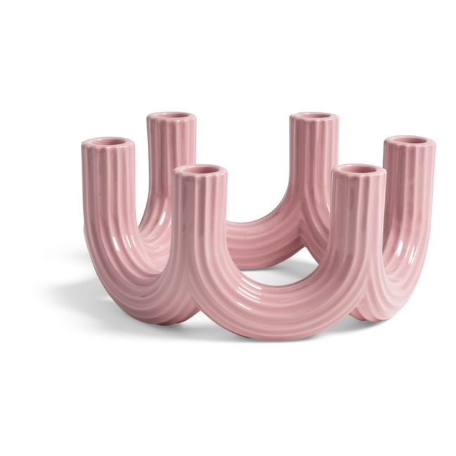 Bougeoir Churros rose | Rose