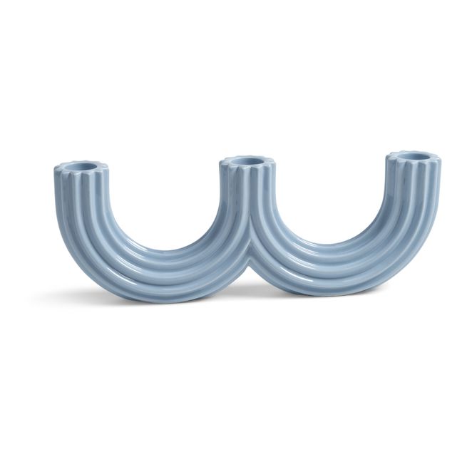 Bougeoir Churros bleu clair | Bleu Clair
