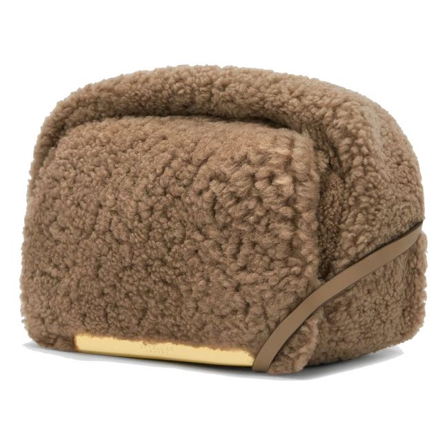 Sac Mini Lisbon Shearling | Marron