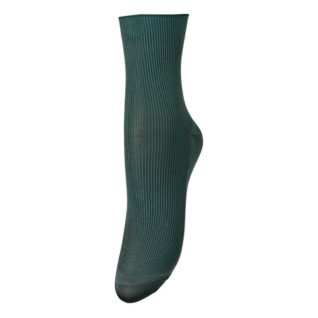 Alma Solid Socks | Verde