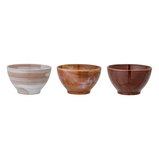 Lotus Ceramic Bowls - Set of 3