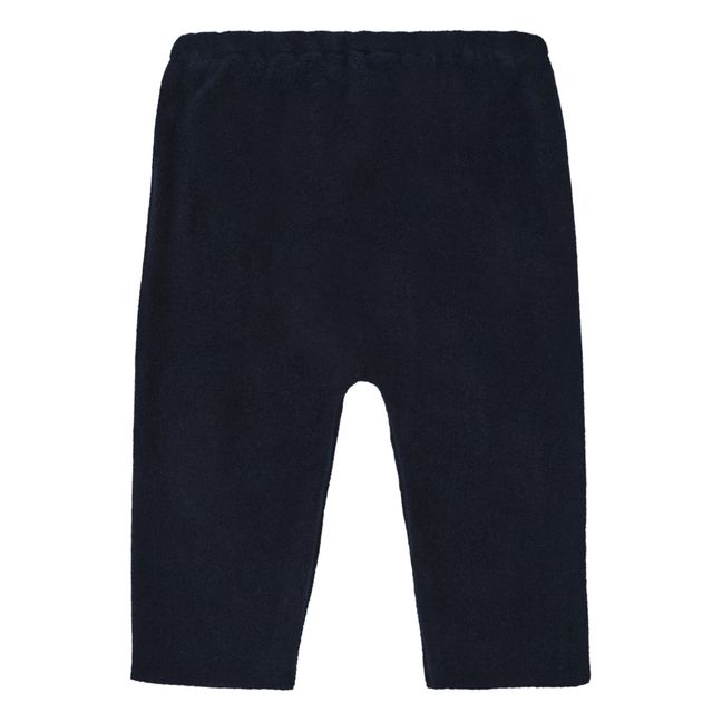 Polar Fleece Harem Pants | Navy blue