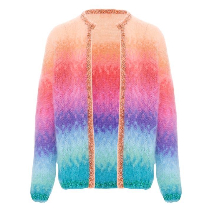 Tie-dyed Mohair Cropped Cardigan altakaful-ins.ps