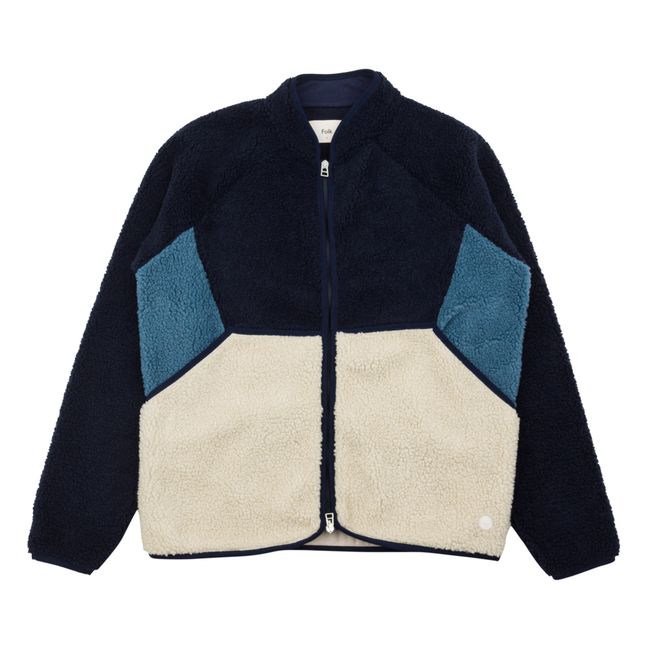 Zip-Up Fleece Jacket | Azul Marino