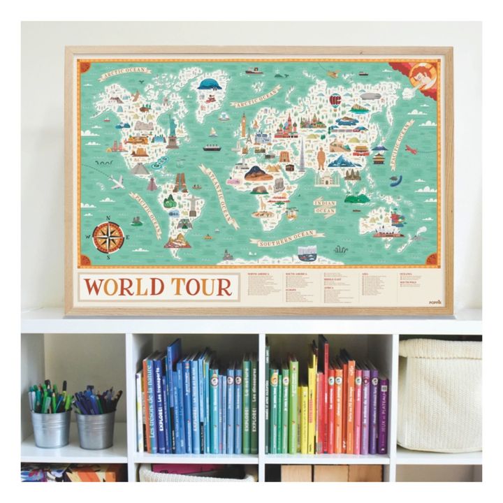 World Tour Sticker Poster- Product image n°1