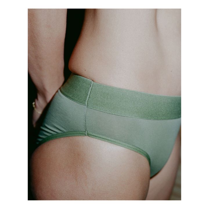 Bell Bamboo Lyocell Elastic Briefs | Olive green- Product image n°3