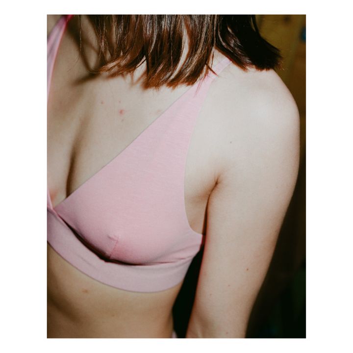 Soutien-Gorge Triangle Bamboo Lyocell | Rose- Image produit n°2