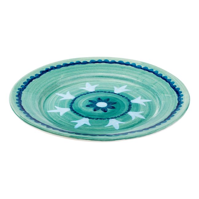 Plato Flower fields - 26,5cm | Verde