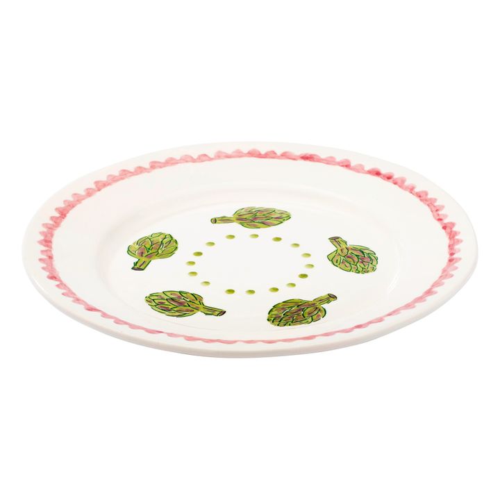 Artichoke Plate - 26.5 cm | White- Product image n°2
