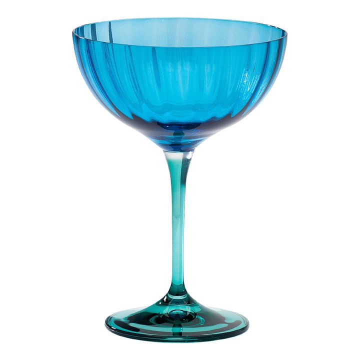 Jazzy Champagne Glass | Blue- Product image n°0