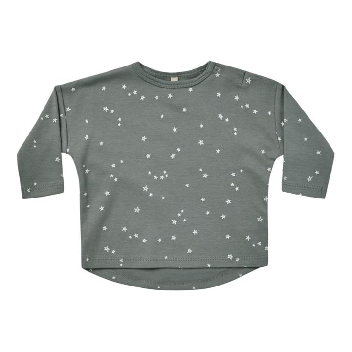 Camiseta de manga larga de algodón orgánico | Gris Oscuro- Imagen del producto n°0