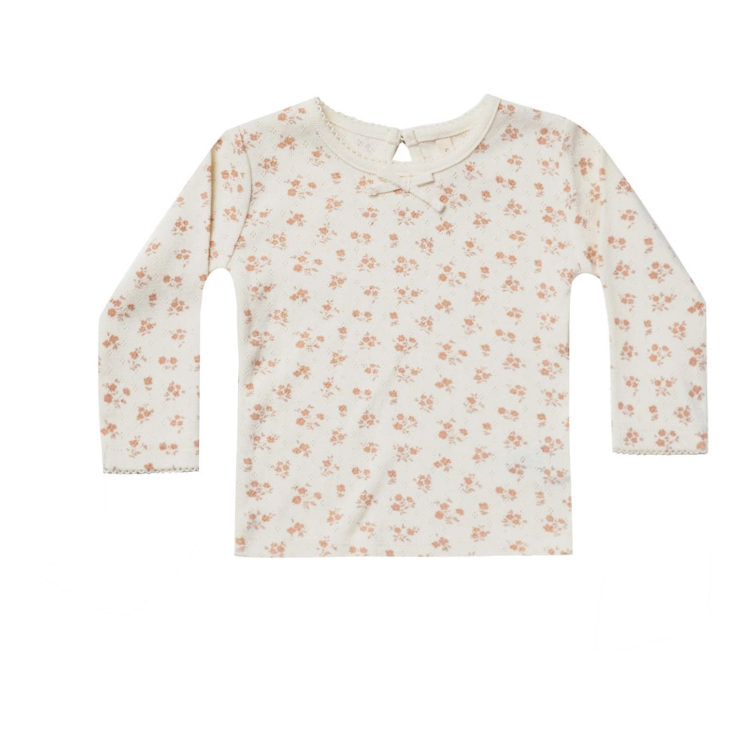 T-Shirt Pointelle Bio-Baumwolle | Rosa- Produktbild Nr. 0