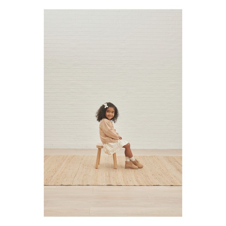 Organic Cotton Pointelle Dress and Bloomer Set | Rosa- Imagen del producto n°2
