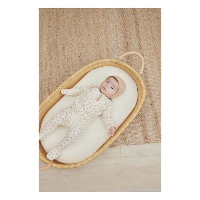 Baby-SetTop + Hose mit Füsschen aus Bio-Baumwolle | Rosa