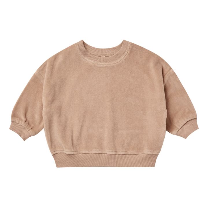 Sweatshirt Bio-Samt | Rosa- Produktbild Nr. 0
