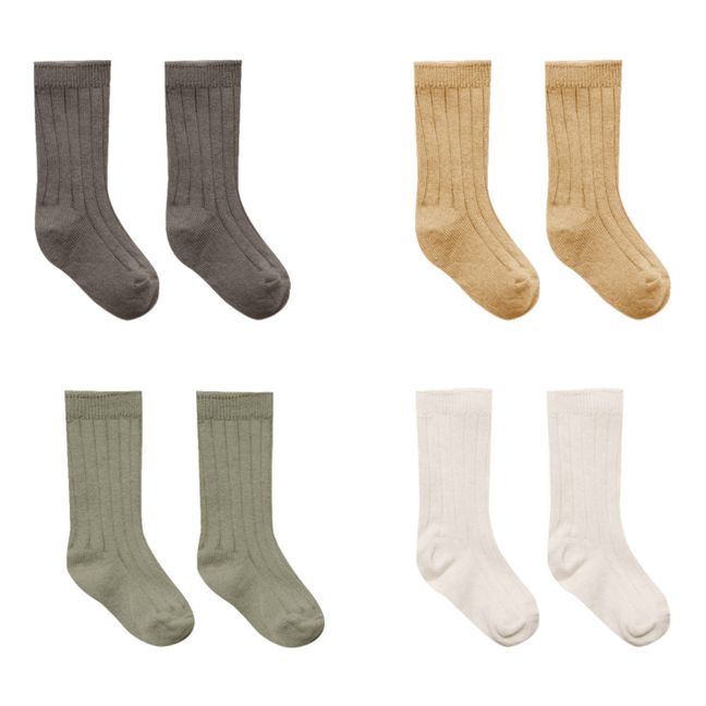 Organic Cotton Socks - Set of 5 | Gris