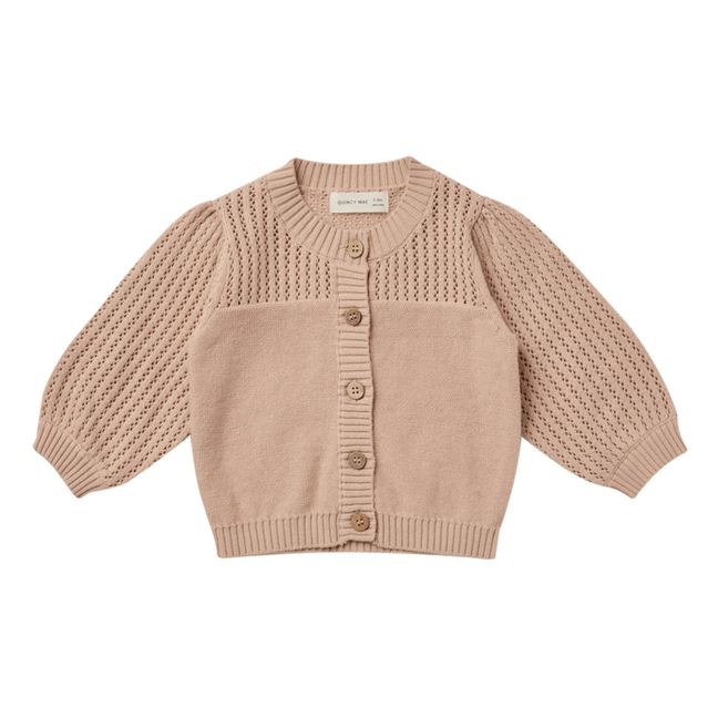 Organic Cotton Knit Jumper | Pink