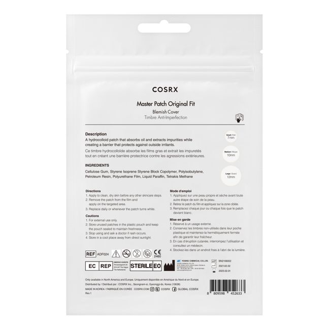 Parches antiimperfecciones Master Patch Original - 24 parches