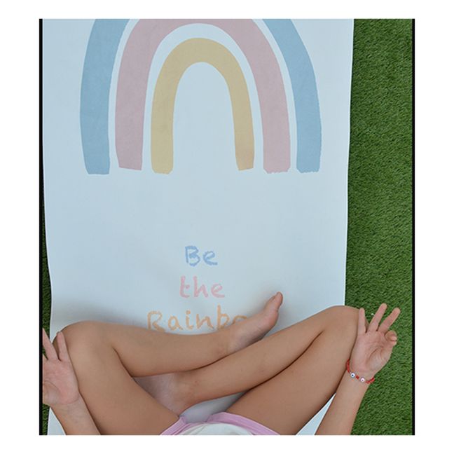 Tappetino yoga per bambini, modello: Be the Rainbow