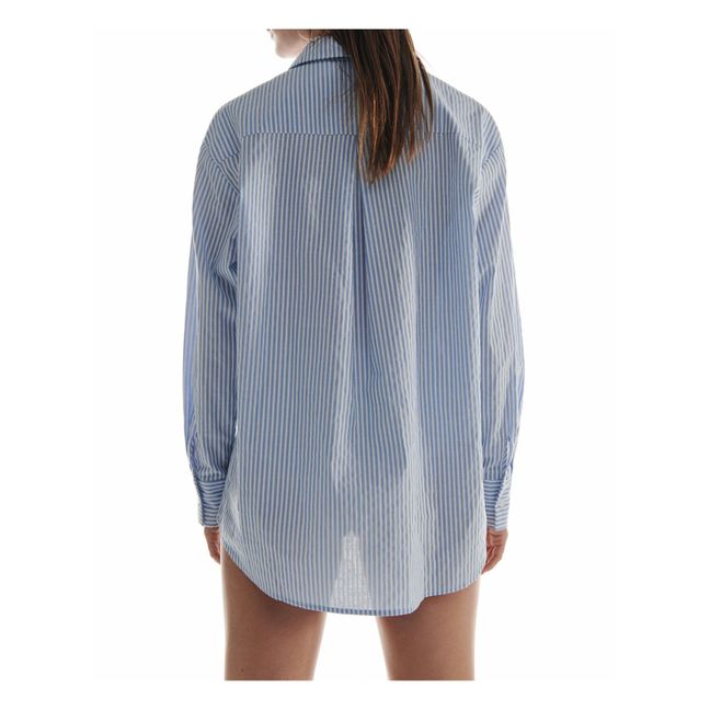 Sylvester Striped Pyjama Top | Blau