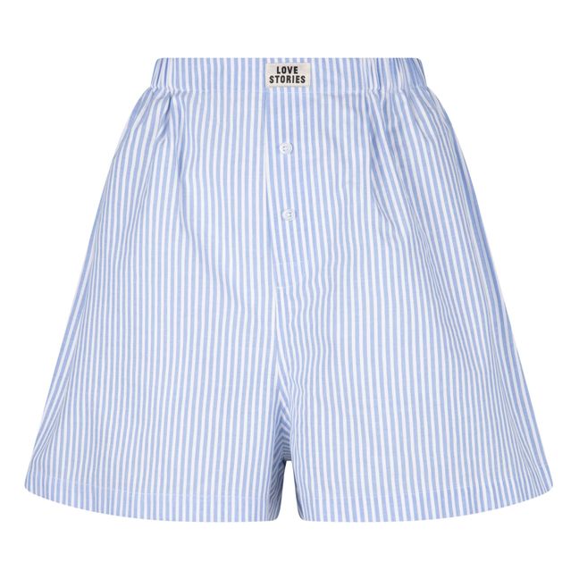Alfie Striped Pyjama Shorts | Azul