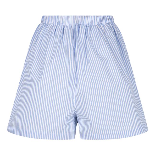 Alfie Striped Pyjama Shorts | Blu