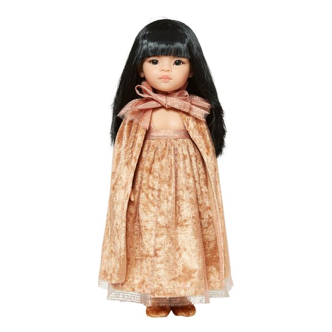 Puppe Amigas Liu Märchen x Smallable | Goldbraun