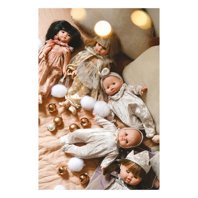 Puppe Amigas Liu Märchen x Smallable | Goldbraun