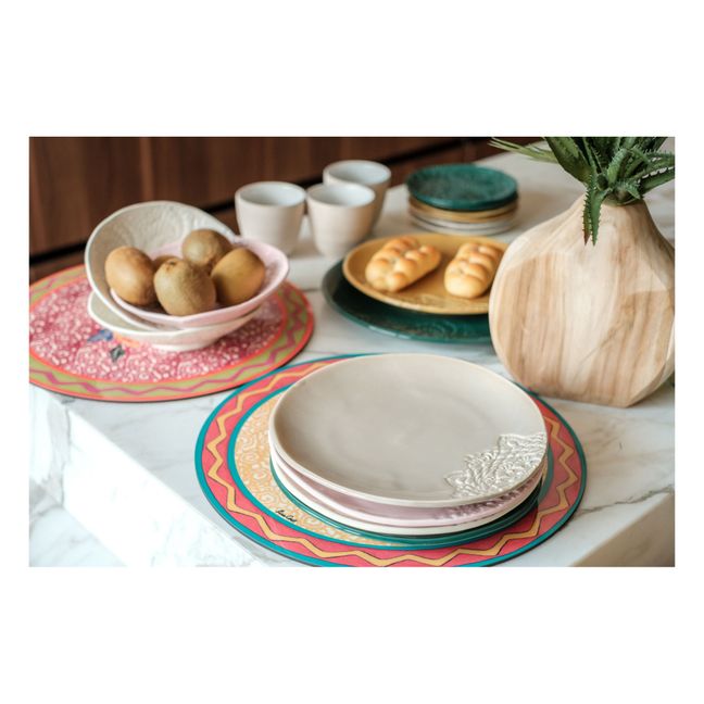 Blanca Crochet Lace Plates - Set of 2 | Oatmeal
