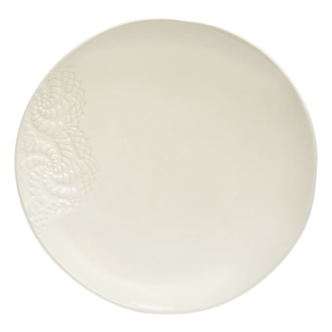 Blanca Tatoo Lace Plates - Set of 2 | Chalk