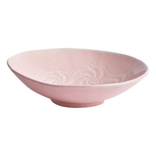Malt Tatoo Lace Salad Bowl | Pale pink