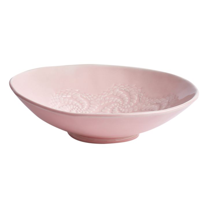 Malt Tatoo Lace Salad Bowl | Pale pink- Product image n°0
