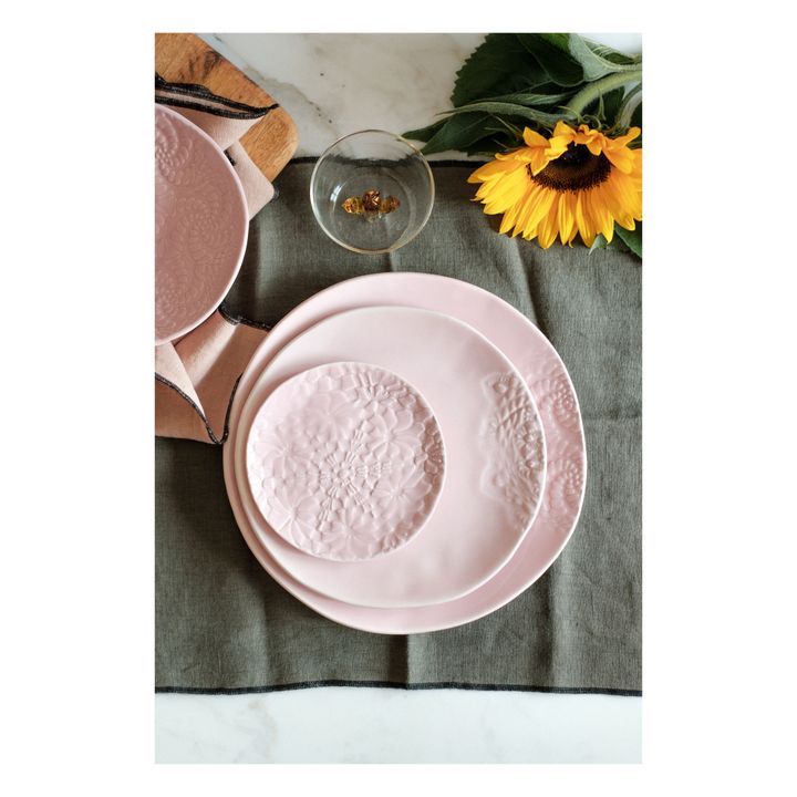 Malt Tatoo Lace Salad Bowl | Pale pink- Product image n°1