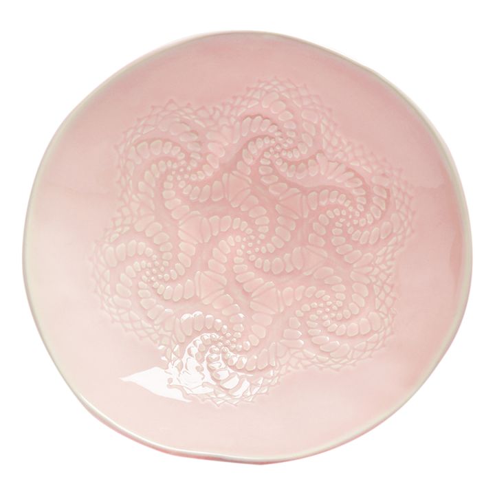 Malt Tatoo Lace Salad Bowl | Pale pink- Product image n°3