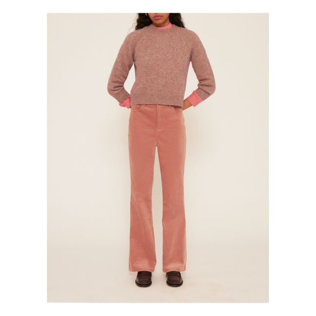 Tibo Wool and Mohair Jumper | Dusty Pink