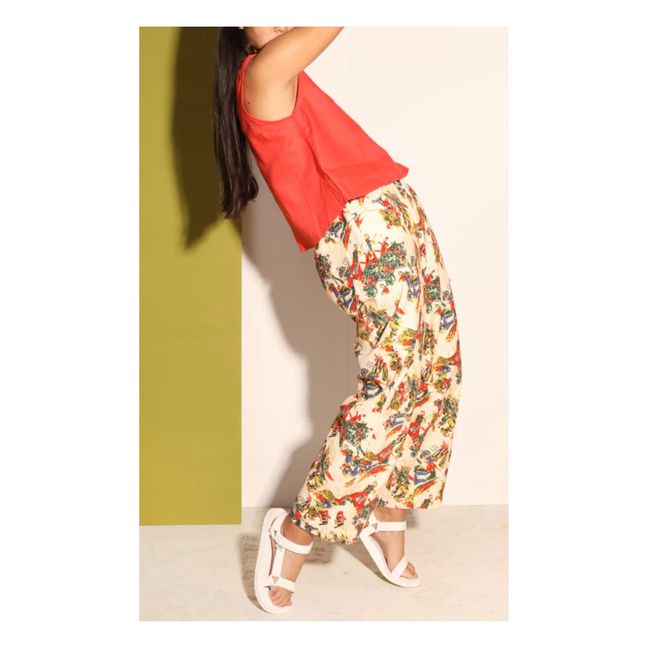 Pavel Linen Trousers | Cream