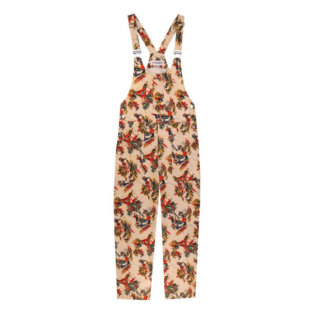 Bryson Linen Overalls | Cream
