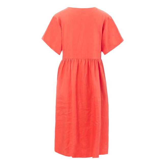 Mitch Linen Dress | Arancione