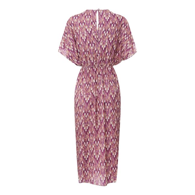 Jacquard Midi Kimono Dress | Violeta