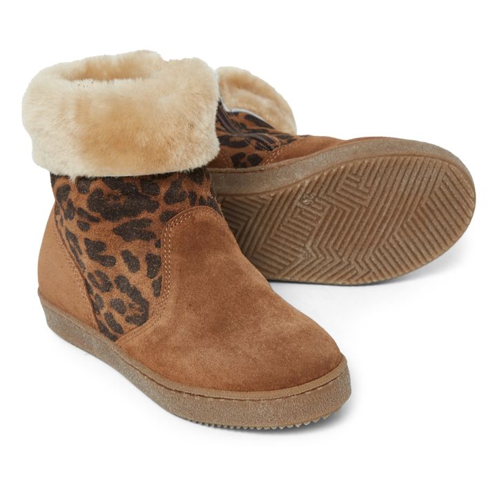 Faux Fur Boots | Camel- Imagen del producto n°1