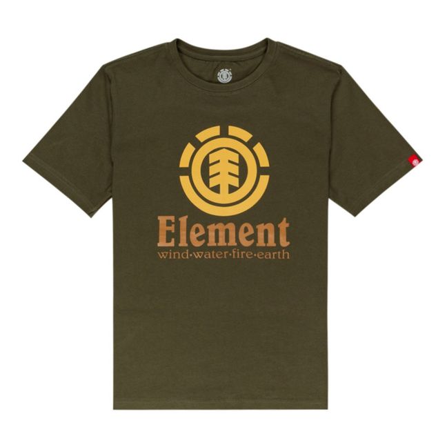 Vertical T-shirt | Verde militare