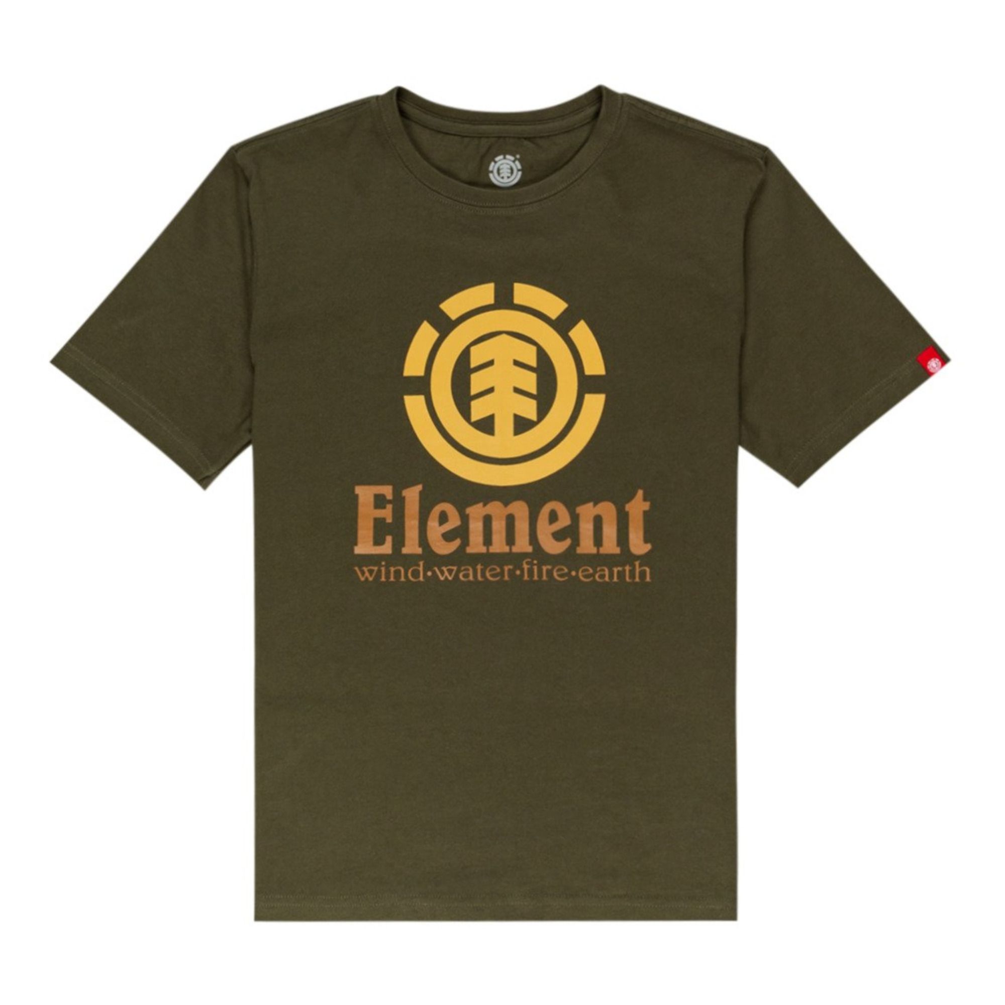 Vertical T-shirt | Khaki- Product image n°0
