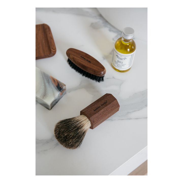 Brocha de afeitar de madera de fresno- Imagen del producto n°1