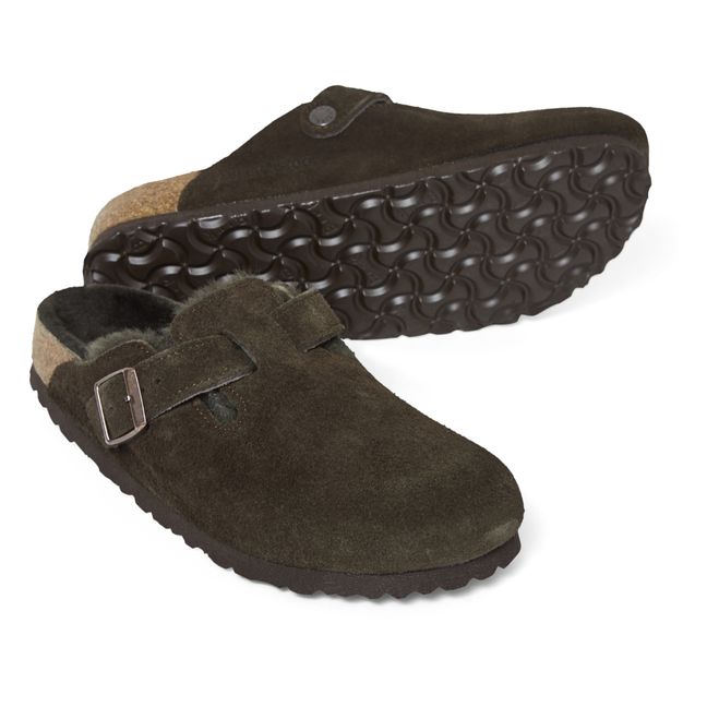 Sandales Boston Shearling - Collection Adulte Chocolat