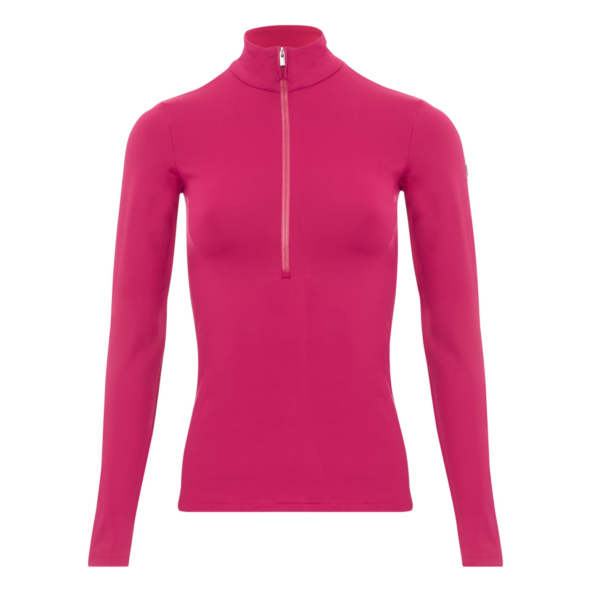 Sweat Fusalp Femme Rouge, En Polaire Douce Avec Fermeture éclair 1/4, Taille 14 - Go Getter