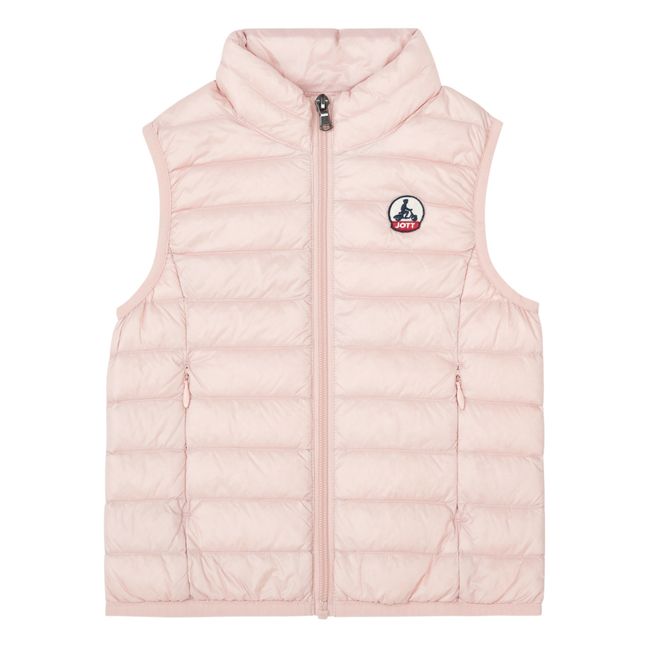 Zoé Puffer Vest | Pale pink