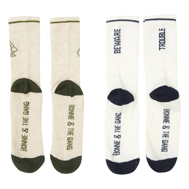 Ugo Organic Cotton Socks | Verde Kaki- Imagen del producto n°2