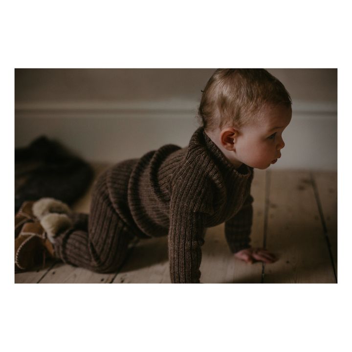 Baby Alpaca Leggings | Brown- Product image n°1