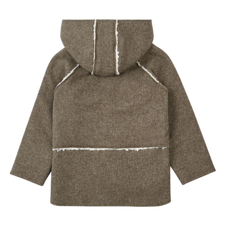 Woollen Sherpa-Lined Coat | Marrón- Imagen del producto n°2